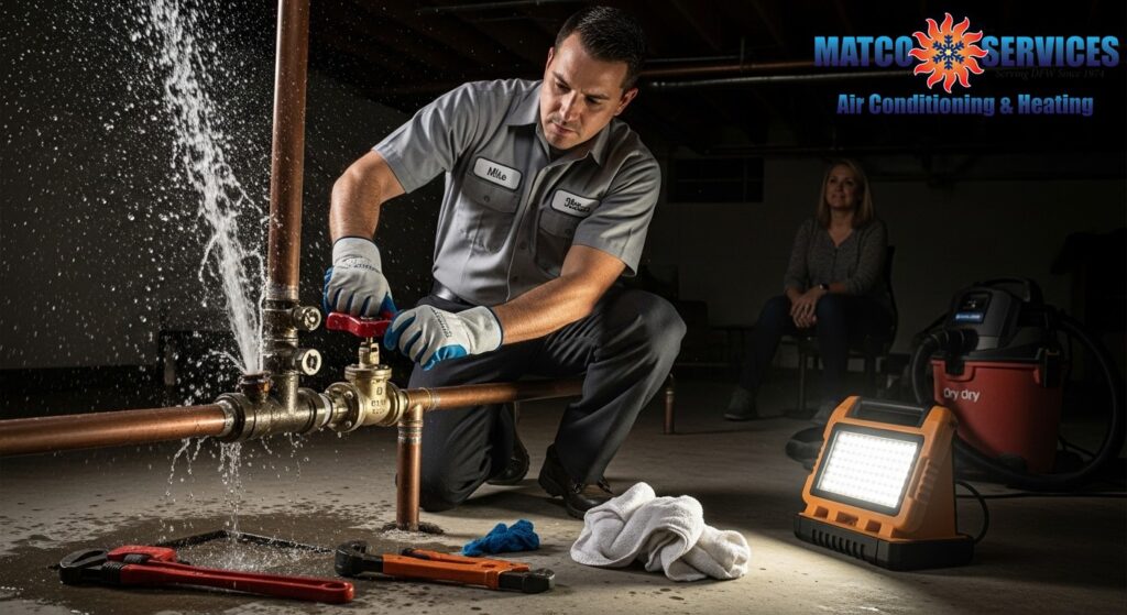 Burst Pipe Protocol Emergency Response