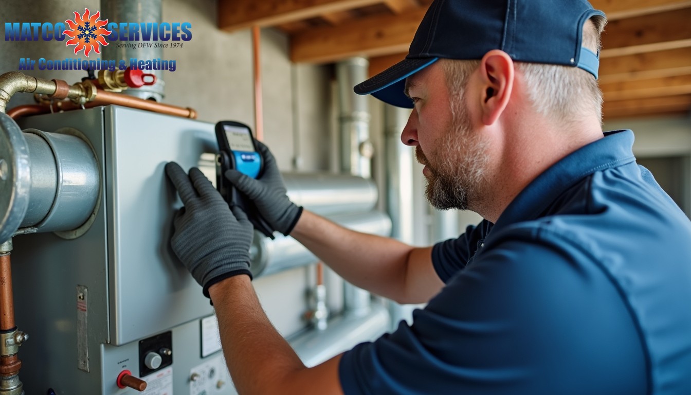 Professional HVAC diagnostic equipment