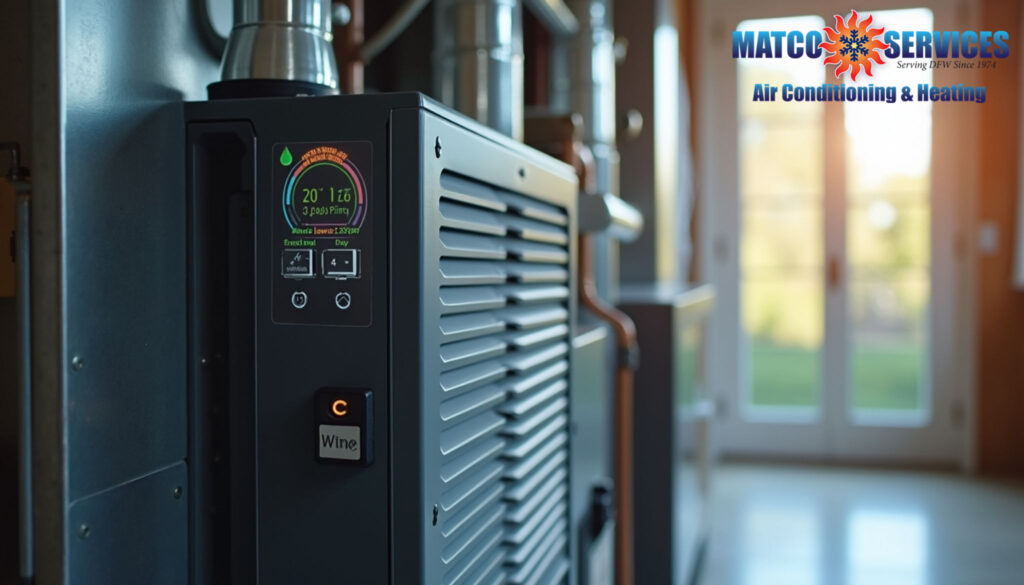 Clean HVAC installation with bypass humidifier