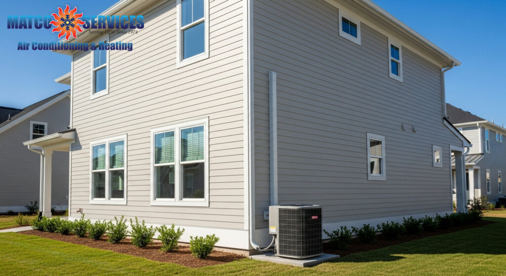 Multi-story home cutaway showing different mini-split units